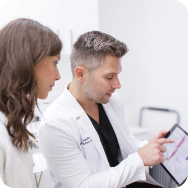 Dr. Jack Bulat With Patient 4a