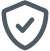 Shield check icon