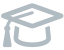 Graduation cap icon